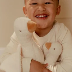 Knuffel Gans 25 cm - Wit - Little Goose