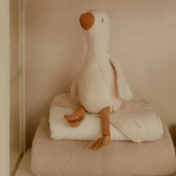 Knuffel Gans 25 cm - Wit - Little Goose
