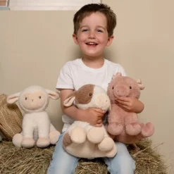 Knuffel Koe 25cm Little Farm