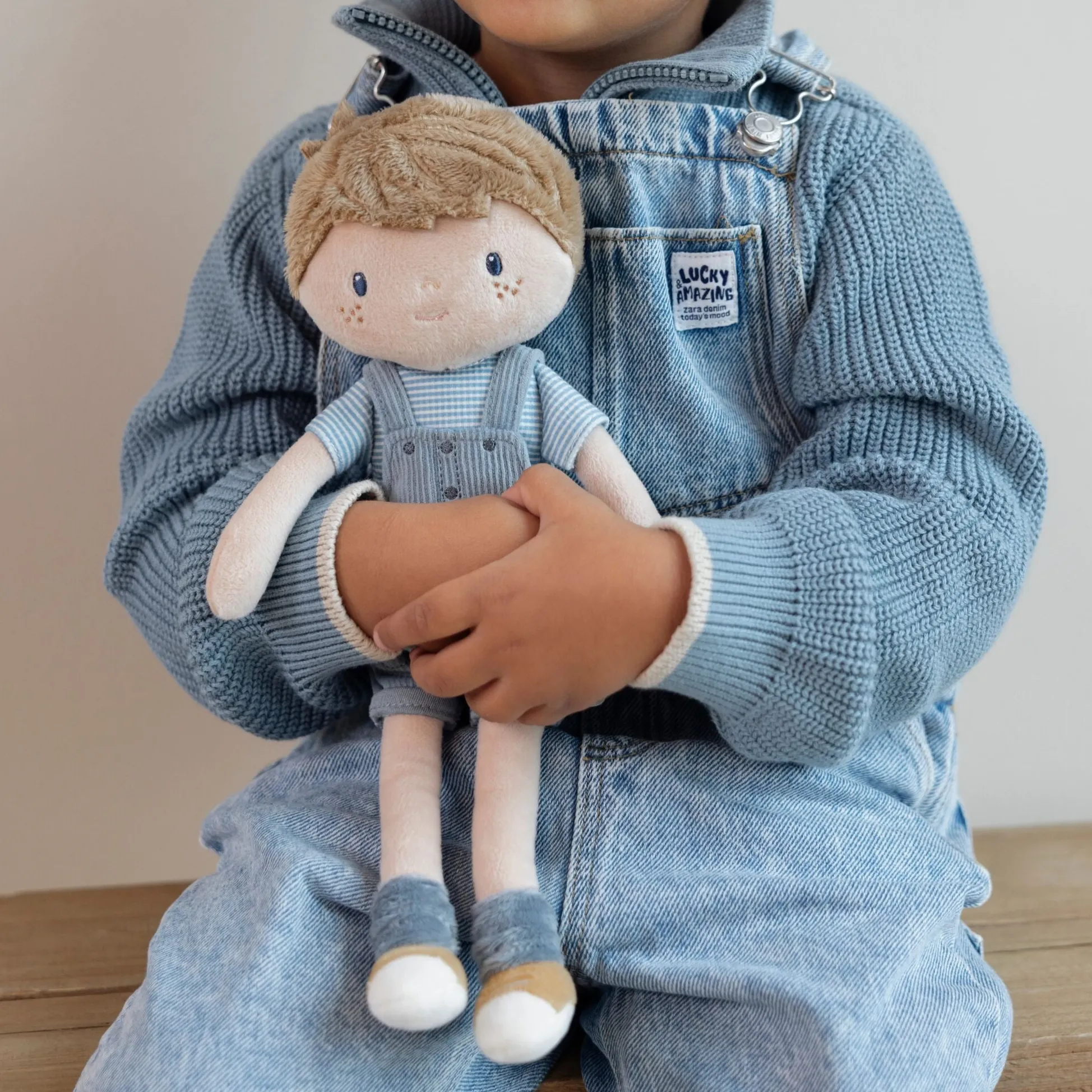Knuffelpop Jim - 35 cm
