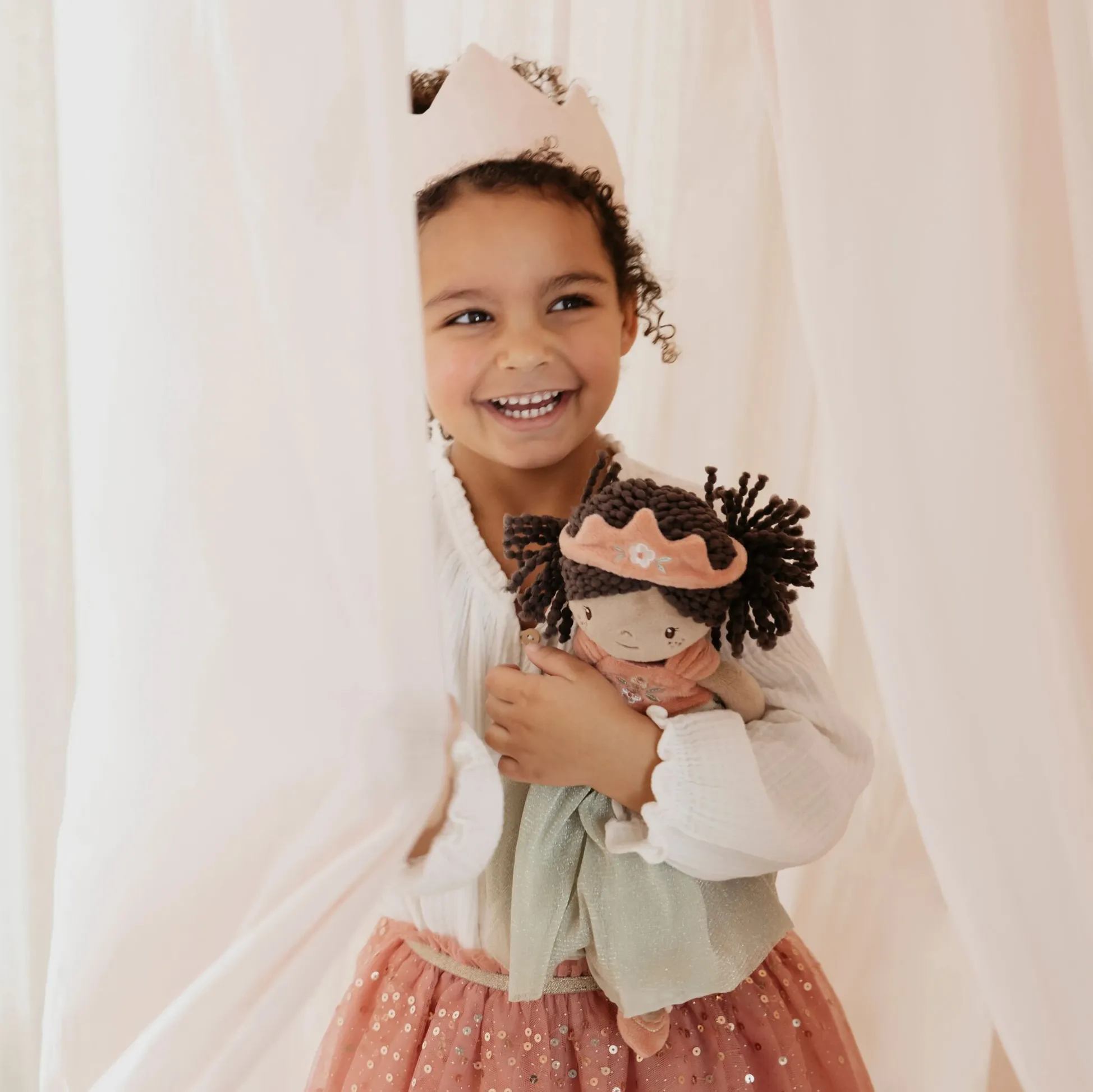 Knuffelpop Prinses Evi - 35 cm