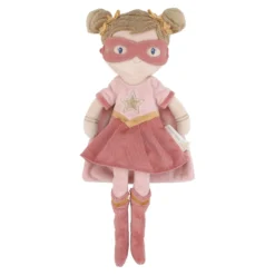 Knuffelpop Superheld Rosa - 35 cm