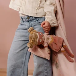 Knuffelpop Superheld Rosa - 35 cm