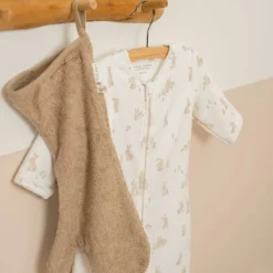Lange washand Beige