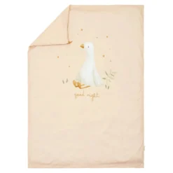 Ledikant dekbedovertrek - Beige - Newborn Naturals - Little Goose