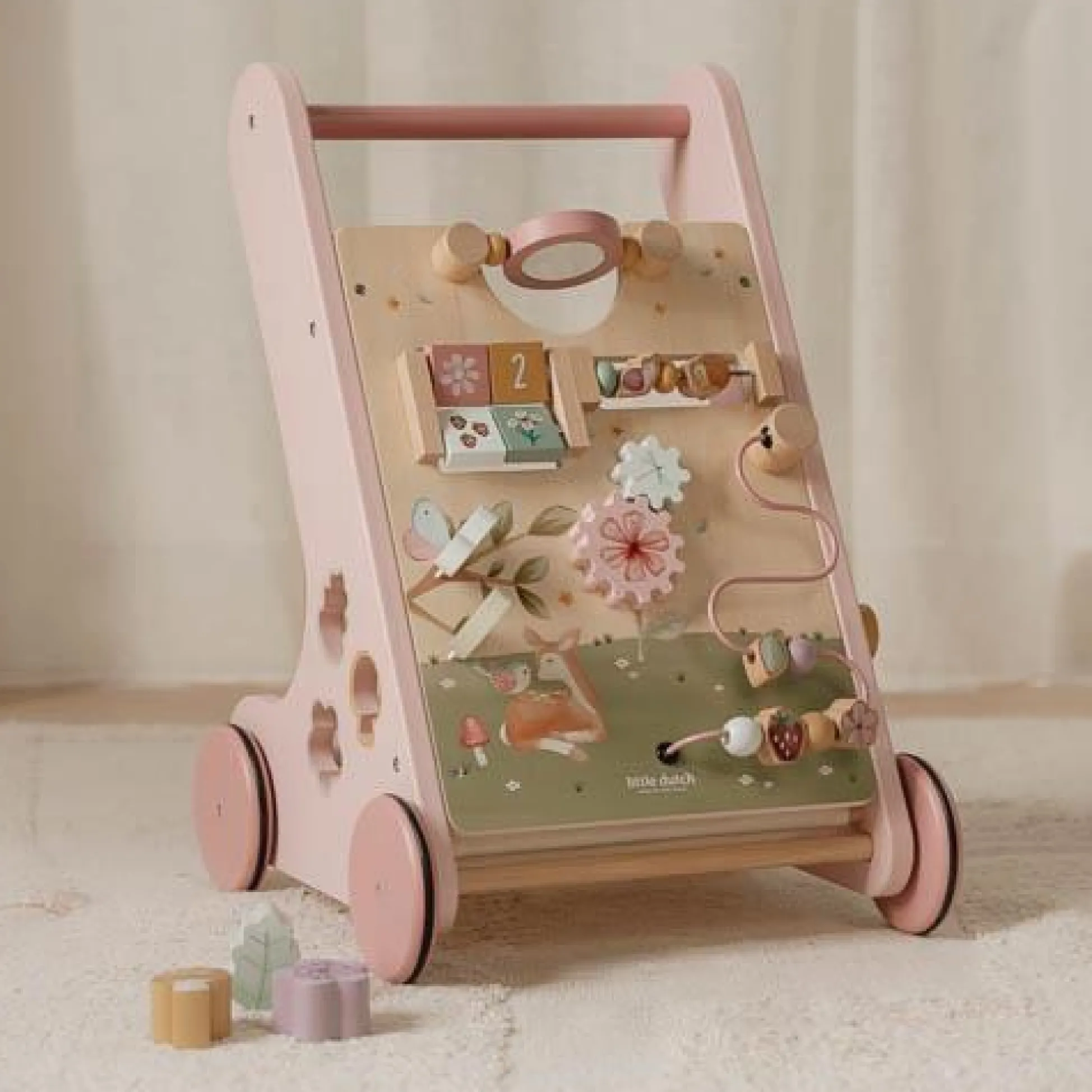 Loopwagen - Roze - Fairy Garden