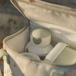 Lunchset - Pop-up drinkfles en lunchbox - Groen - Little Farm