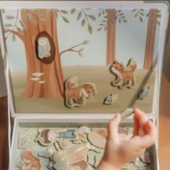 Magnetisch speelbord - Meerkleurig - Forest Friends