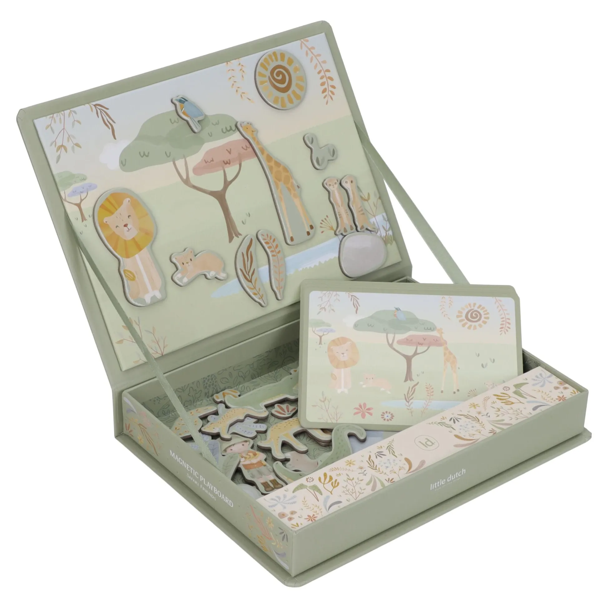 Magnetisch speelbord Safari dieren