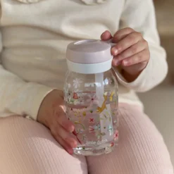 Mepal Drinkfles met rietje 450 ml - Roze