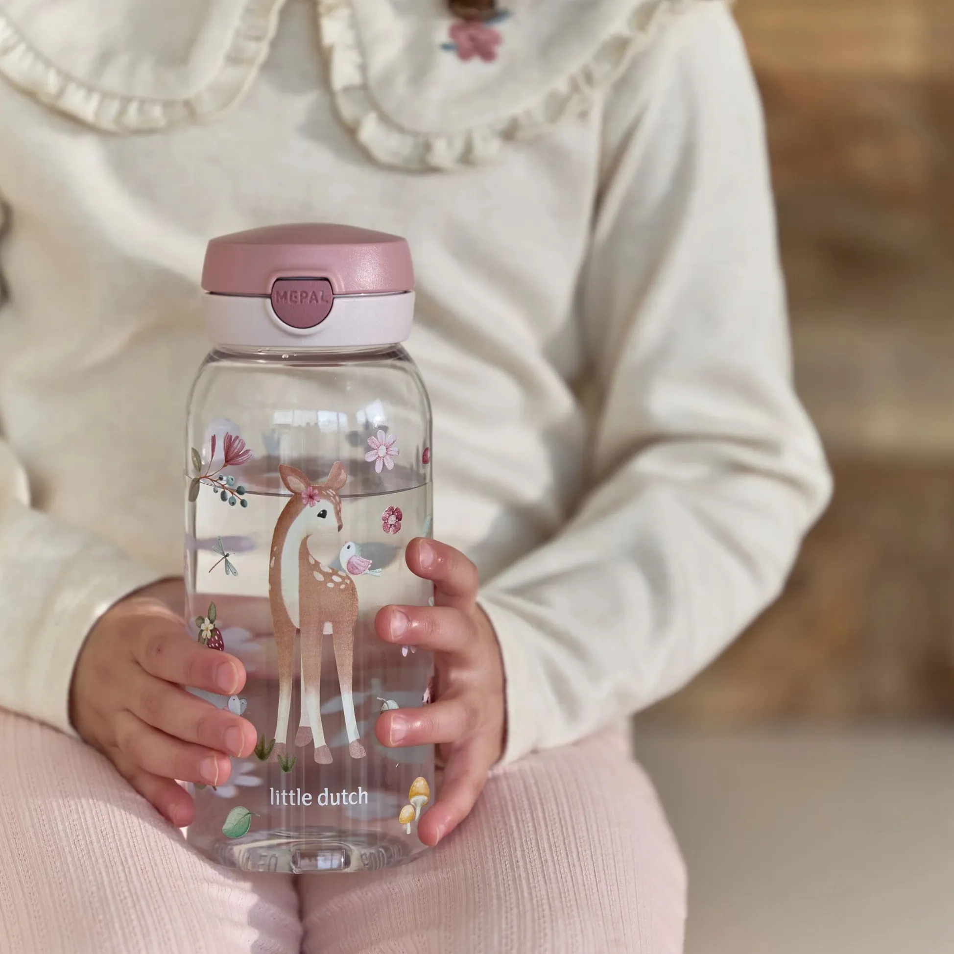 Mepal Drinkfles pop-up 600 ml - Roze