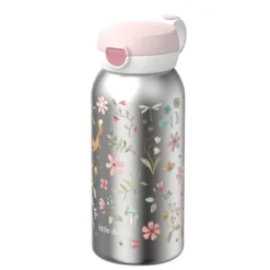 Mepal RVS drinkfles pop-up 600 ml - Roze