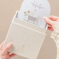 Mijlpaal kaarten - Beige - Baby Bunny - EN
