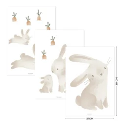 Muurstickers Baby Bunny
