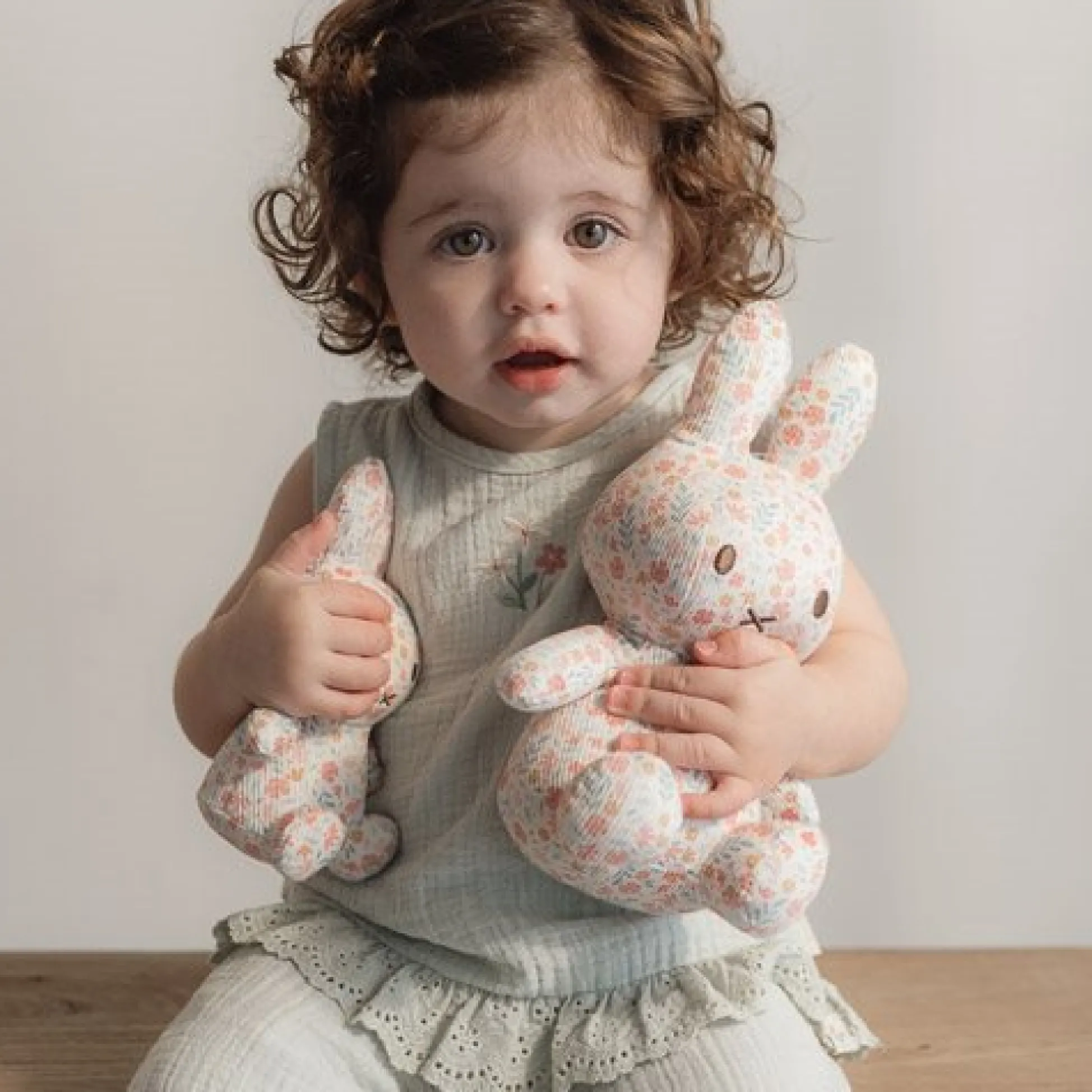 nijntje knuffel all-over print 20 cm - Roze - Lucky Blossom