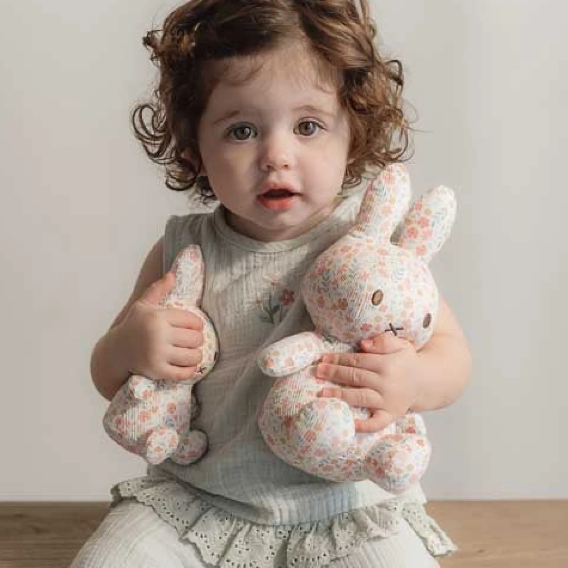 nijntje knuffel all-over print 15 cm - Roze - Lucky Blossom