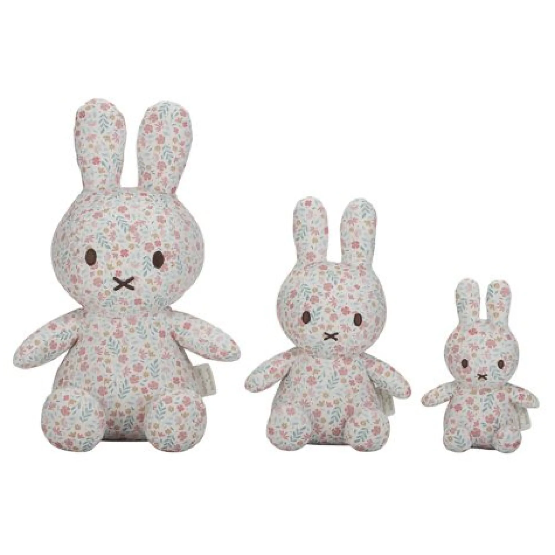 nijntje knuffel all-over print 30 cm - Roze - Lucky Blossom