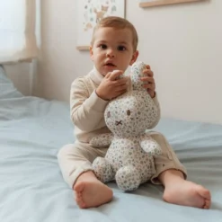 nijntje knuffel all-over print 30 cm - Blauw - Lucky Leaves