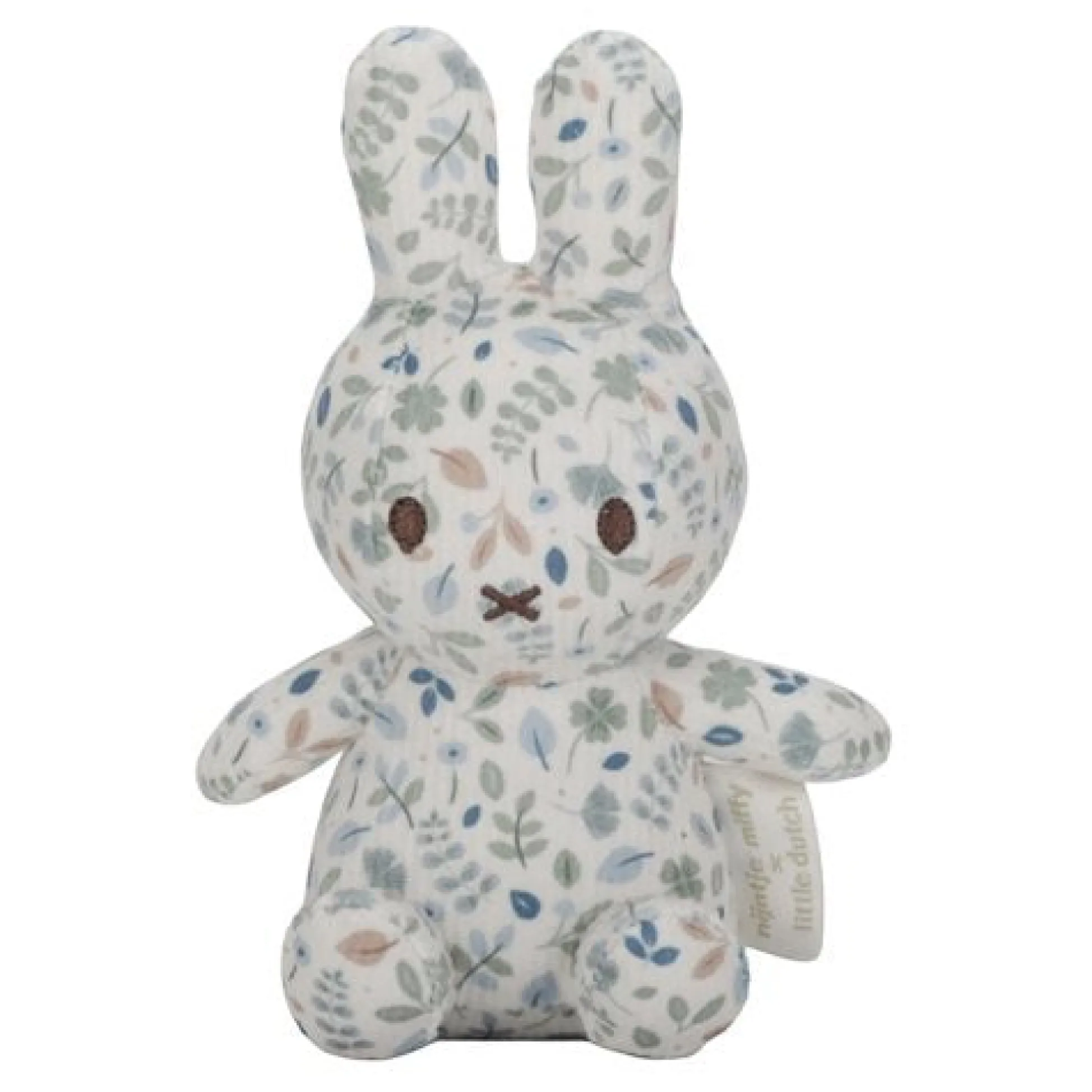 nijntje knuffel all-over print 15 cm - Blauw - Lucky Leaves