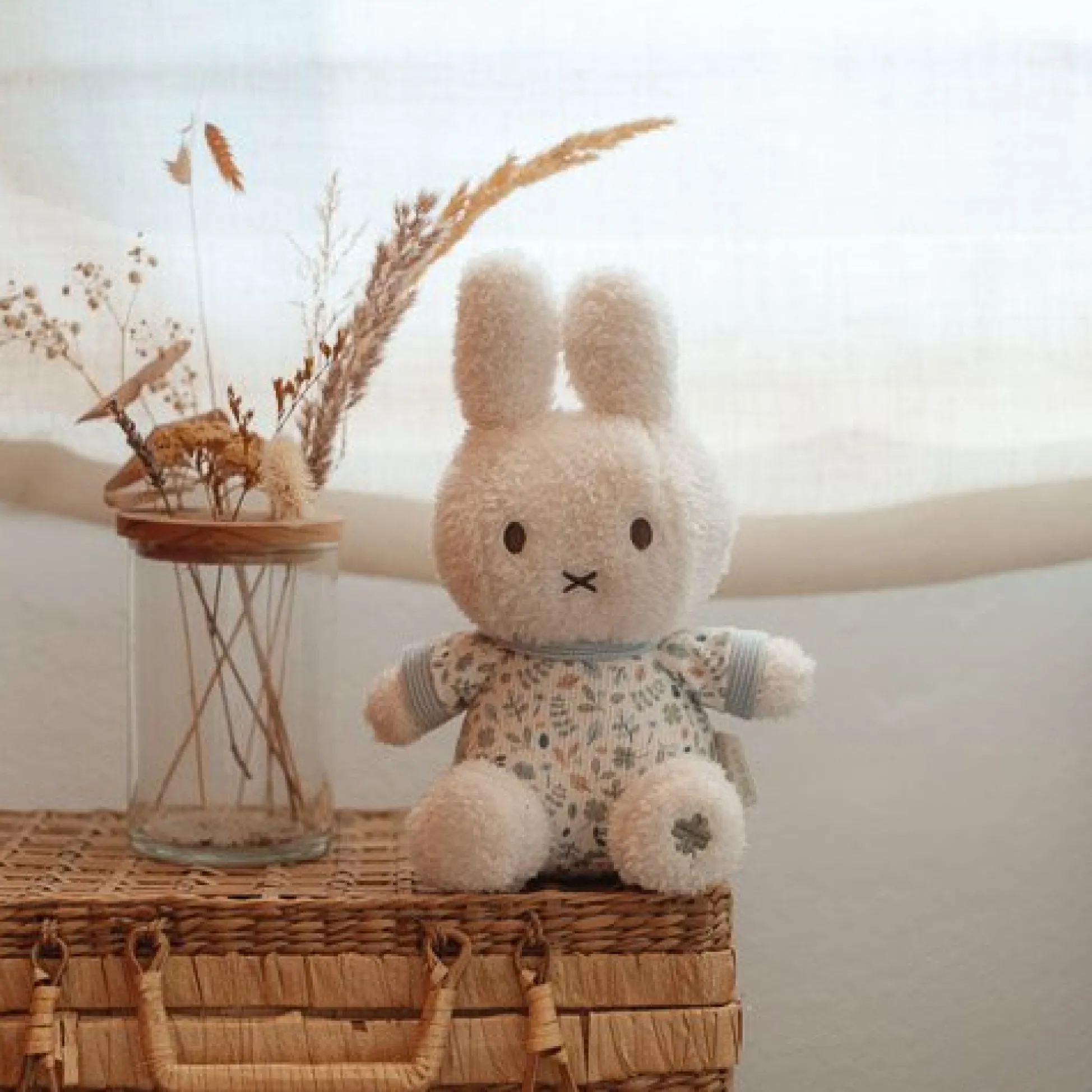 nijntje knuffel 20 cm - Blauw - Lucky Leaves