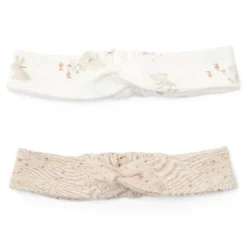 2-pack haarbanden - Zand - Newborn Naturals - Baby Bunny