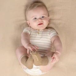 3-pack sokken - Zand - Newborn Naturals - Baby Bunny
