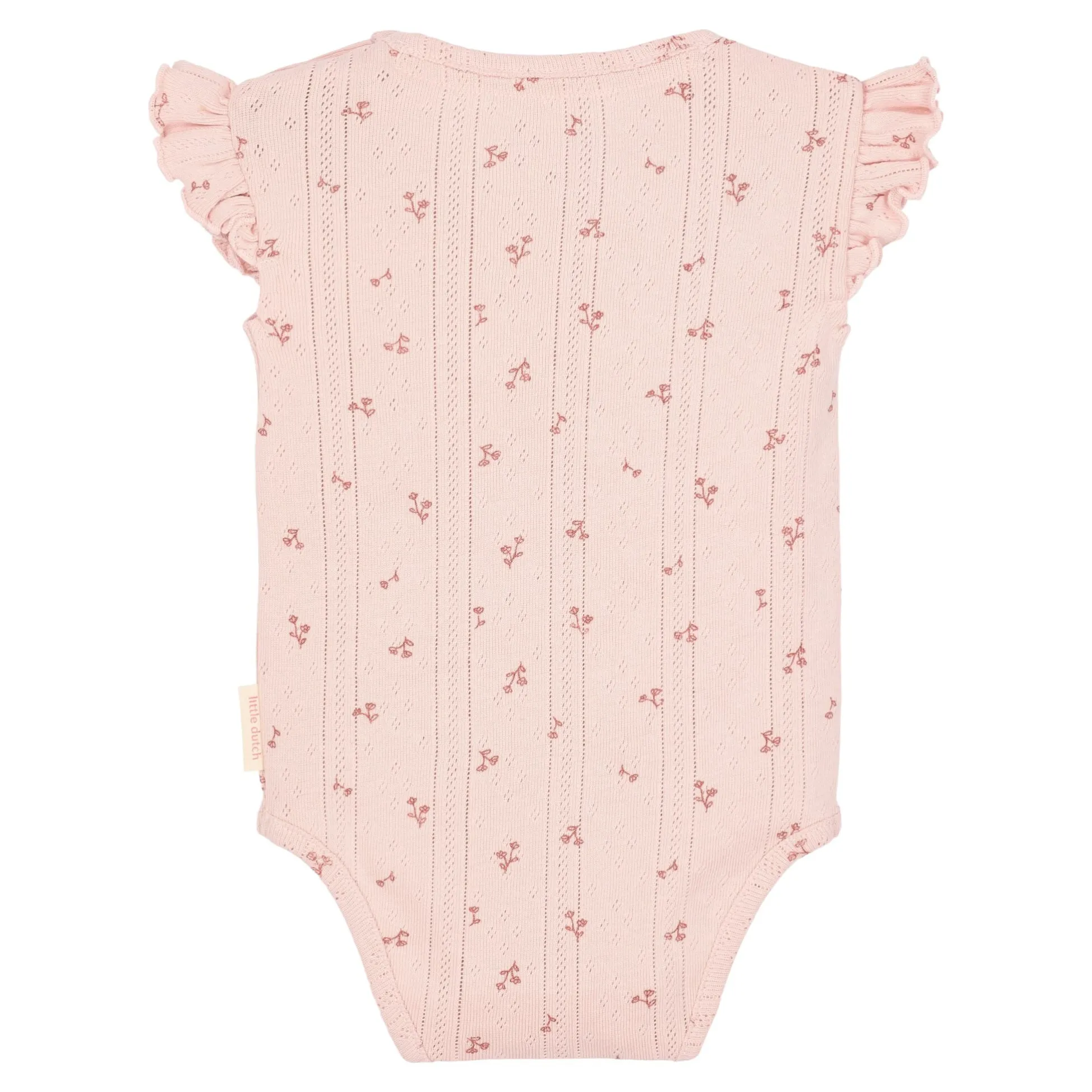 Romper mouwloos - Roze - Fairy Flowers