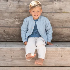 Shirt korte mouw - Blauw - Indigo Stripe