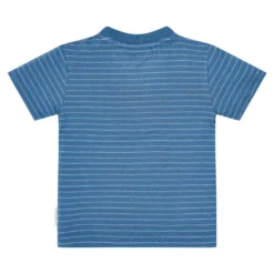 Shirt korte mouw - Blauw - Indigo Stripe