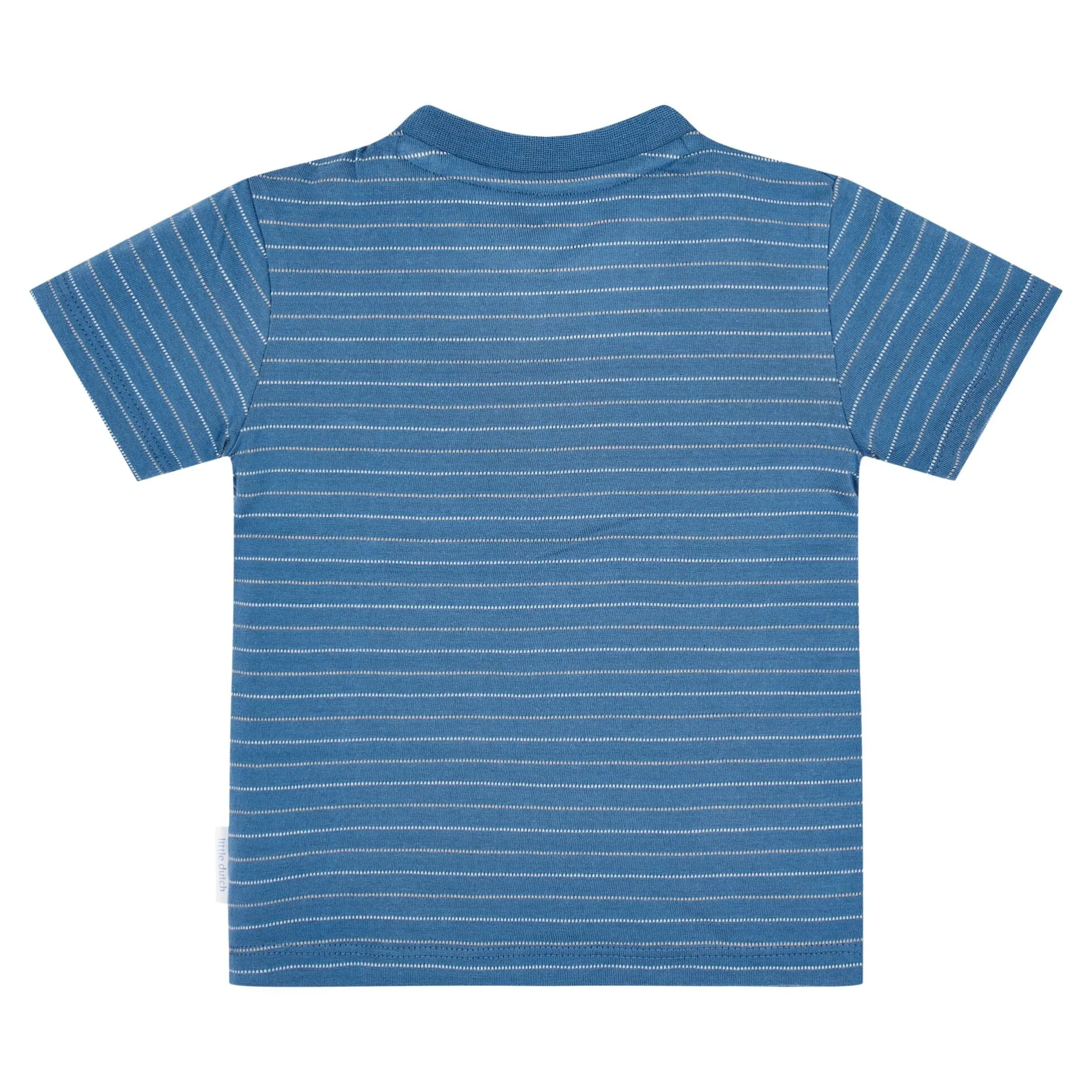 Shirt korte mouw - Blauw - Indigo Stripe