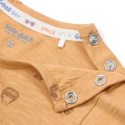 Shirt korte mouw - Bruin