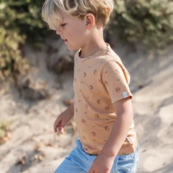 Shirt korte mouw - Bruin