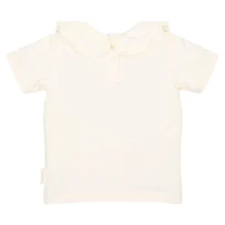 Shirt korte mouw met kraag - Wit