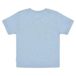 Shirt korte mouw print - Blauw