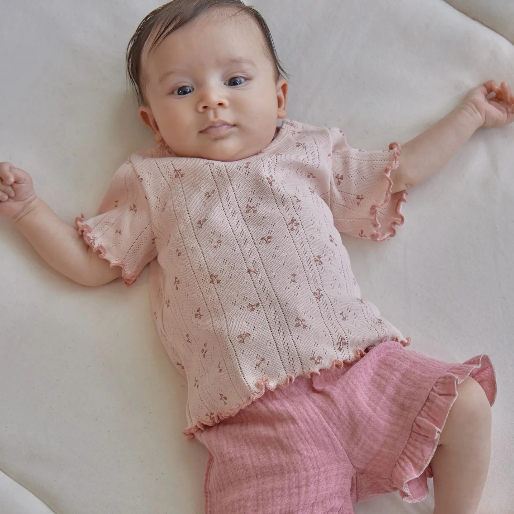 Shirt korte mouw - Roze - Fairy Flowers