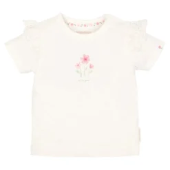 Shirt korte mouw - Wit - Bloemen