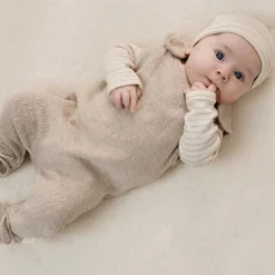 Shirt lange mouw - Beige - Newborn Naturals - Stripe