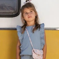 Shirt mouwloos - Blauw