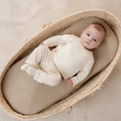 Shirt overslag lange mouw - Beige - Newborn Naturals