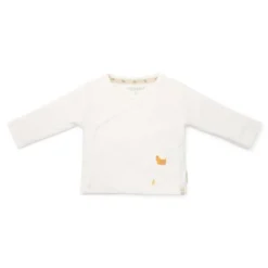 Shirt overslag lange mouw - Wit - Little Farm - Opdruk