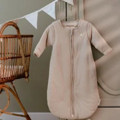 Slaapzak winter – Beige – Maat 90 cm – Newborn Naturals – Little Goose