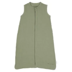 Slaapzak zomer hydrofiel 70 cm - Groen - Maat 70 cm - Little Farm