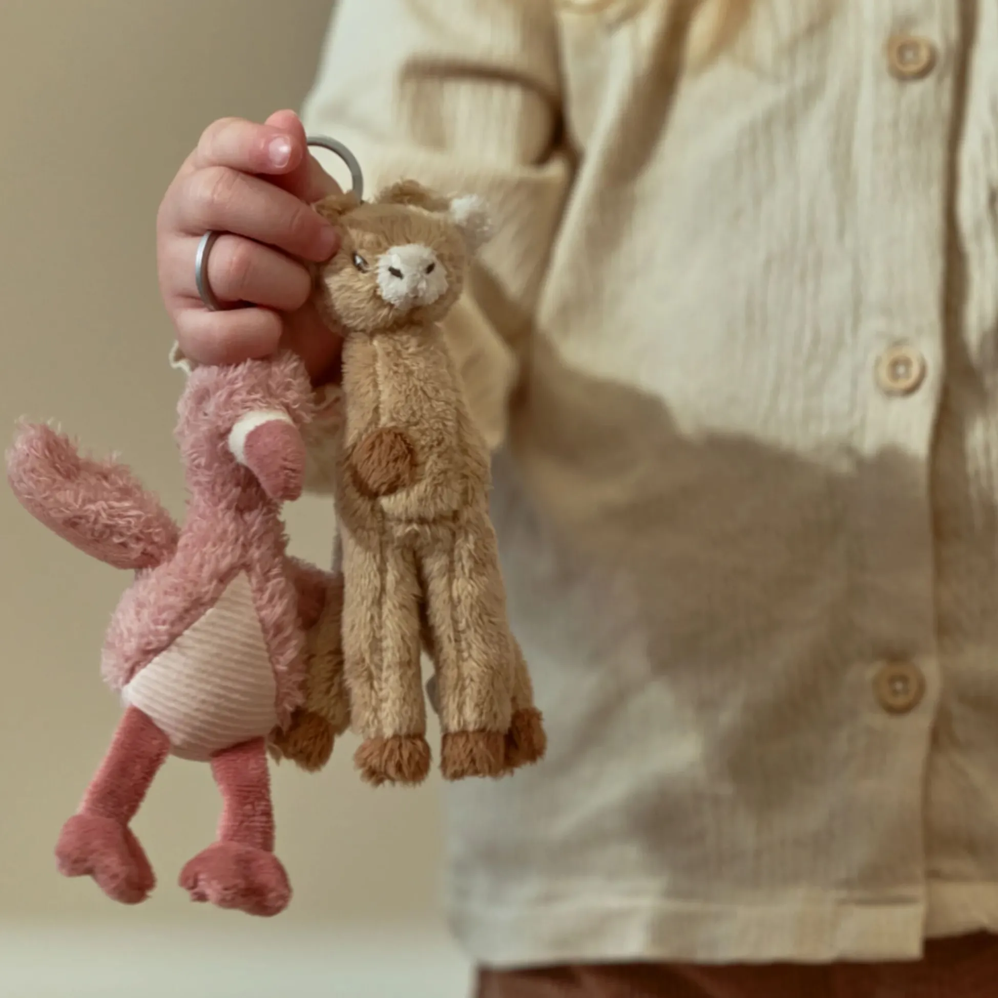 Sleutelhanger Flamingo - Roze
