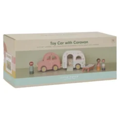 Speelgoed auto met caravan - Meerkleurig - Essentials