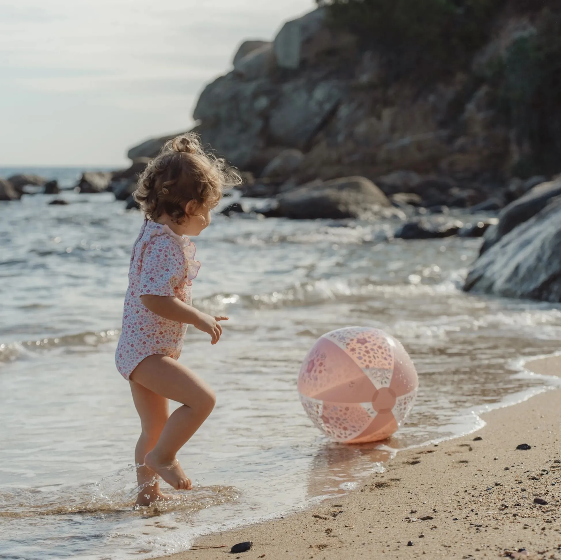 Strandbal - Roze - Dreamy Mermaid