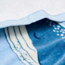 Strandhanddoek - Blauw - Ocean Splash