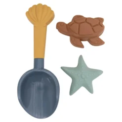 Strandset Schepje en Zandvormen - Blauw - Ocean World
