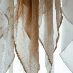 Swaddle - Beige streepjes - 120 cm
