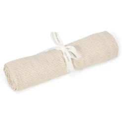 Swaddle - Beige streepjes - 120 cm