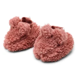 Teddy slofjes - Roze - Newborn Naturals